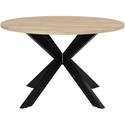 Vente-unique Tilki 4-Sitzer Esstisch aus MDF & Metall - Naturhell Vente-unique Tilki 4-Sitzer Esstisch aus MDF & Metall - Naturhell