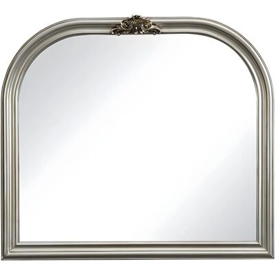 Ozaia Wandspiegel - 90x81 cm - Silber - Retro Chic - Wandmontage Ozaia Wandspiegel - 90x81 cm - Silber - Retro Chic - Wandmontage