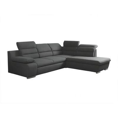 Vente-Unique Pylos Grau Ecksofa Bett - Reversibel, 5 Sitze Vente-Unique Pylos Grau Ecksofa Bett - Reversibel, 5 Sitze