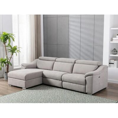 Vente-Unique Graues Ecken-Sofa mit Elektrischer Relaxfunktion - 5 Sitze Vente-Unique Graues Ecken-Sofa mit Elektrischer Relaxfunktion - 5 Sitze
