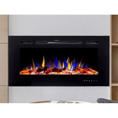 Vente-unique Cheminée électrique Calbuco - Moderne & Flammes réalistes Vente-unique Cheminée électrique Calbuco - Moderne & Flammes réalistes