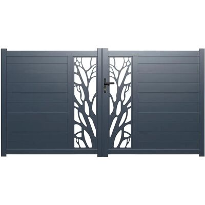 Portale Expertland LABRIT II - 350x164cm - Alluminio Antracite Portale Expertland LABRIT II - 350x164cm - Alluminio Antracite