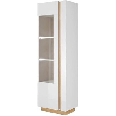 Vitrina Murari de Unique - 1 puerta, LED, Claro natural, Blanco Vitrina Murari de Unique - 1 puerta, LED, Claro natural, Blanco