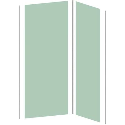 Panele ścienne prysznicowe ITZIAR Jasnozielone - 120x90x210 cm Panele ścienne prysznicowe ITZIAR Jasnozielone - 120x90x210 cm