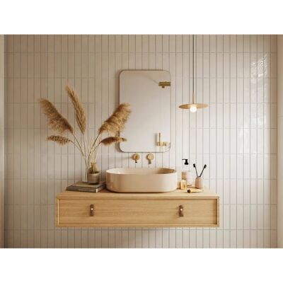 Venta-unica Miroir de Salle de Bain Demetria - Cadre Doré Rectangulaire - Publicité Venta-unica Miroir de Salle de Bain Demetria - Cadre Doré Rectangulaire - Publicité