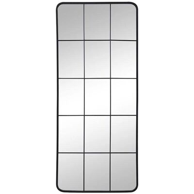 Vente-unique SCIARA Metal Window Mirror - 60x140cm Vente-unique SCIARA Metal Window Mirror - 60x140cm