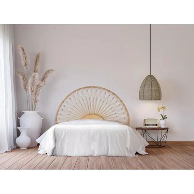 Vente-unique Natural Rattan Headboard - 160 cm - Wall Mount - Bedroom Decor Vente-unique Natural Rattan Headboard - 160 cm - Wall Mount - Bedroom Decor