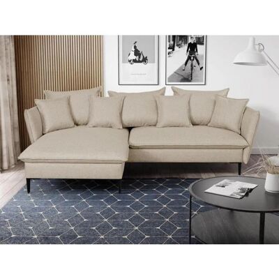 Pascal Morabito Beigefarbener Ecksofa mit Bettfunktion - 258x167x91 cm Pascal Morabito Beigefarbener Ecksofa mit Bettfunktion - 258x167x91 cm