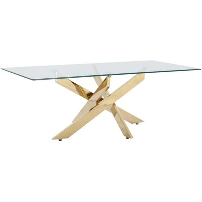 Table basse en verre Cosima - Verre trempé, métal - Intérieur - Publicité Table basse en verre Cosima - Verre trempé, métal - Intérieur - Publicité