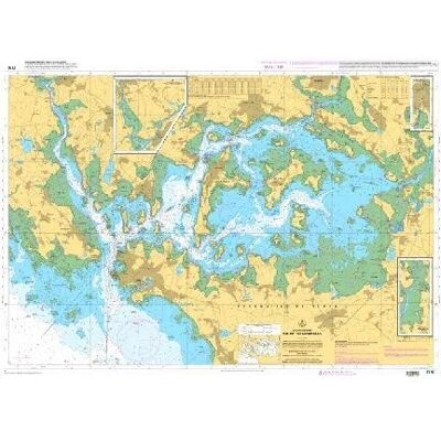 Cartes Marines Golfe de Morbihan Plastimo - Marine Charts - Publicité Cartes Marines Golfe de Morbihan Plastimo - Marine Charts - Publicité