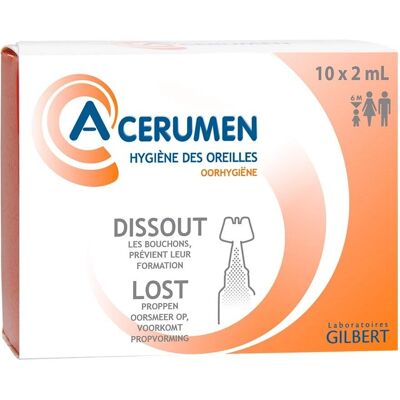 Gilbert Ohrhygienelösung - 10 Dosen à 2 ml Gilbert Ohrhygienelösung - 10 Dosen à 2 ml