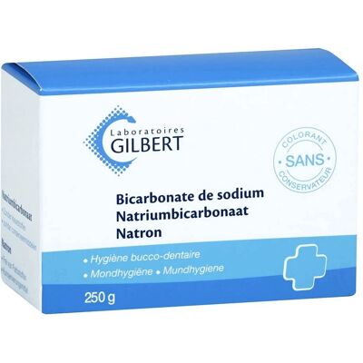 Gilbert Natron - Natriumbicarbonaat - 250g - Mondverzorging Gilbert Natron - Natriumbicarbonaat - 250g - Mondverzorging