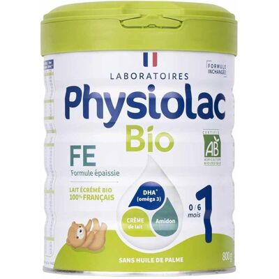 Physiolac Bio Lait Formule Épaissie 0-6 Mois - Publicité Physiolac Bio Lait Formule Épaissie 0-6 Mois - Publicité