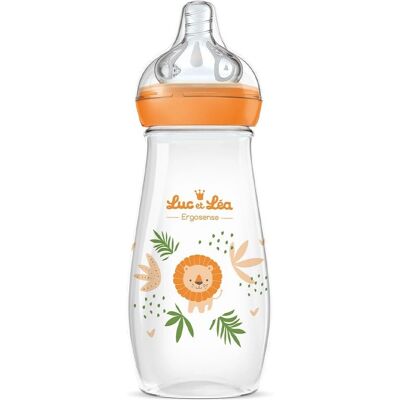 Luc et Léa Orange Anti-Kolik Babyflasche - 330ml Luc et Léa Orange Anti-Kolik Babyflasche - 330ml