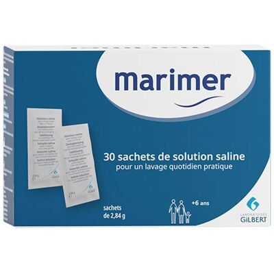 Marimer Sachets de Solution Saline pour Lavage Nasal - Publicité Marimer Sachets de Solution Saline pour Lavage Nasal - Publicité