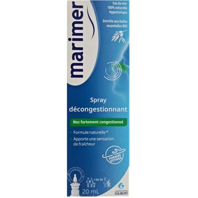 Gilbert Marimer Natürliches Meerwasser Nasenspray - Nasenverstopfung Gilbert Marimer Natürliches Meerwasser Nasenspray - Nasenverstopfung