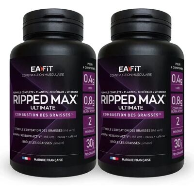 EAFIT Ripped Max Ultimate 120 Kapseln - Fettverbrenner Nahrungsergänzung EAFIT Ripped Max Ultimate 120 Kapseln - Fettverbrenner Nahrungsergänzung
