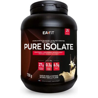 EAFIT Poudre de Protéines Vanille 750g - Pour Musculation EAFIT Poudre de Protéines Vanille 750g - Pour Musculation