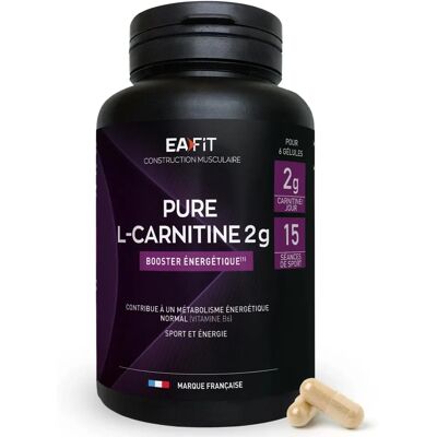 Eafit Pure L-Carnitine 2g Capsules - Boîte 90 capsules Eafit Pure L-Carnitine 2g Capsules - Boîte 90 capsules
