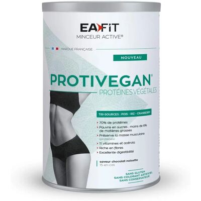 EAFIT Protivegan - Chocolat Noisettes - Complément Végétal - Publicité EAFIT Protivegan - Chocolat Noisettes - Complément Végétal - Publicité