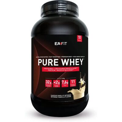 EAFIT Whey Vainille - Supplément pour Muscles - Publicité EAFIT Whey Vainille - Supplément pour Muscles - Publicité