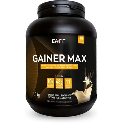 EAFIT Gainer Max Vanille Noisette - Complément Alimentaire EAFIT Gainer Max Vanille Noisette - Complément Alimentaire