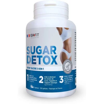 Capsules Détox de Sucre Eafit - 120 pcs - Complément Alimentaire - Publicité Capsules Détox de Sucre Eafit - 120 pcs - Complément Alimentaire - Publicité