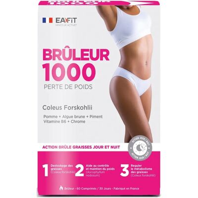 Eafit Brûleur 1000 Gewichtsverlust - 60 Tabletten Eafit Brûleur 1000 Gewichtsverlust - 60 Tabletten