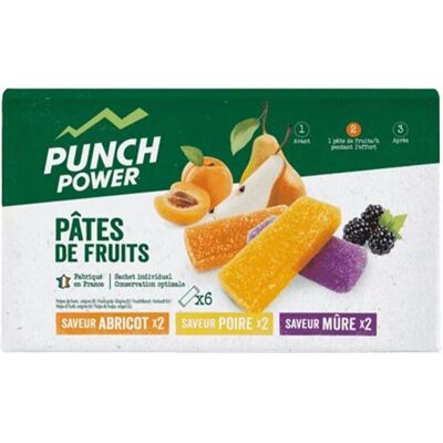 Pâtes de Fruits Punch Power - Pack de 6 - Energy Drop - Publicité Pâtes de Fruits Punch Power - Pack de 6 - Energy Drop - Publicité