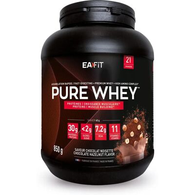 Eafit Eafit Whey Pure Noisette 850g - Protéine de lactosérum - Publicité Eafit Eafit Whey Pure Noisette 850g - Protéine de lactosérum - Publicité