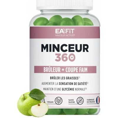 EAFIT Minceur 360 - Vetverbrander & Appetijt Onderdrukker - 60 Gummies EAFIT Minceur 360 - Vetverbrander & Appetijt Onderdrukker - 60 Gummies