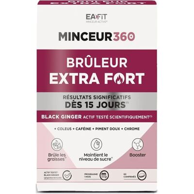 Eafit Minceur Active Minceur 360 Brûleur Extra Fort 60 Comprimés - Complément Alimentaire - Publicité Eafit Minceur Active Minceur 360 Brûleur Extra Fort 60 Comprimés - Complément Alimentaire - Publicité