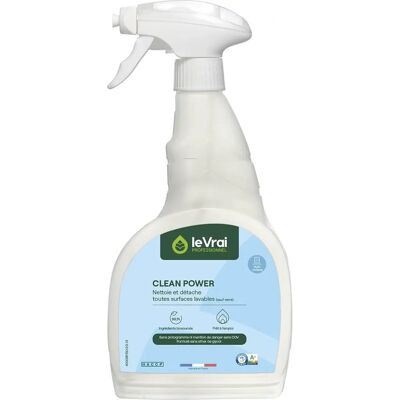 Le Vrai Professionnel - Clean Power 750ml - Produit de nettoyage - Publicité Le Vrai Professionnel - Clean Power 750ml - Produit de nettoyage - Publicité