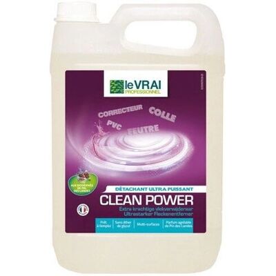 Le Vrai Clean Power 5L Dégraissant ultra puissant - Publicité Le Vrai Clean Power 5L Dégraissant ultra puissant - Publicité