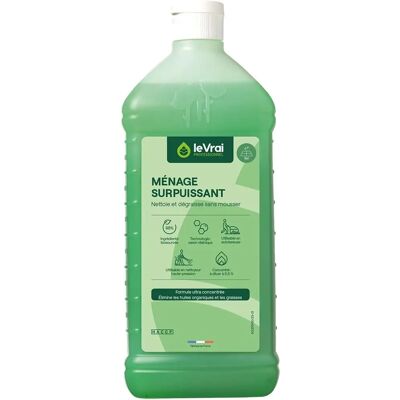 Le Vrai - 1 L - HACCP ultraconcentré - Parfumé - Nettoyant multi-usages - Publicité Le Vrai - 1 L - HACCP ultraconcentré - Parfumé - Nettoyant multi-usages - Publicité