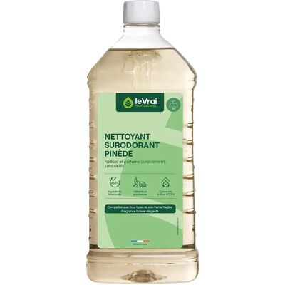 Le Vrai Nettoyant Sols Pinède - Désinfectant Longue Durée - 1L - Publicité Le Vrai Nettoyant Sols Pinède - Désinfectant Longue Durée - 1L - Publicité