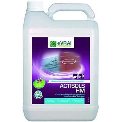 LE VRAI Actisols - Nettoyant puissant pour sols sportifs - 5L - Publicité LE VRAI Actisols - Nettoyant puissant pour sols sportifs - 5L - Publicité