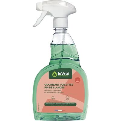 LE VRAI Spray Désodorisant pour WC - 750ml - Produit Professionnel - Publicité LE VRAI Spray Désodorisant pour WC - 750ml - Produit Professionnel - Publicité