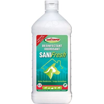 Saniterpen Sanifresh Désinfectant - 1L - Publicité Saniterpen Sanifresh Désinfectant - 1L - Publicité