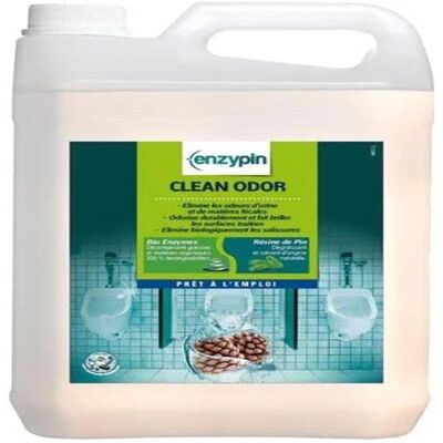 Eliminatore di odori per WC Enzypin - 5L - Biodegradabile, Francia Eliminatore di odori per WC Enzypin - 5L - Biodegradabile, Francia
