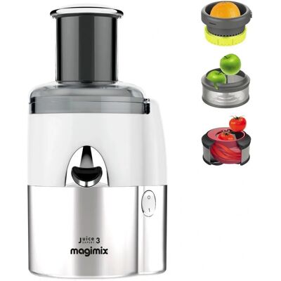 Magimix 18085F Juice Expert 3 - Blanc - Extracteur de jus - Publicité Magimix 18085F Juice Expert 3 - Blanc - Extracteur de jus - Publicité