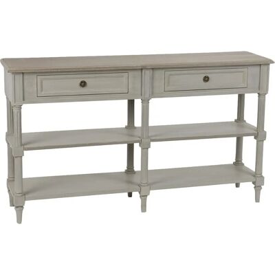 Console Édouard Amadeus - Bois, Mindi, 140x35x80cm - Publicité Console Édouard Amadeus - Bois, Mindi, 140x35x80cm - Publicité