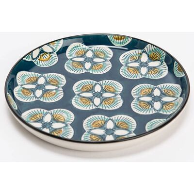 Assiette dessert Imany décorée 21cm - Lot de 6 - Publicité Assiette dessert Imany décorée 21cm - Lot de 6 - Publicité