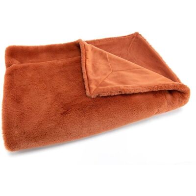 Amadeus - Plaid Luxe - Orange - Couverture - Publicité Amadeus - Plaid Luxe - Orange - Couverture - Publicité