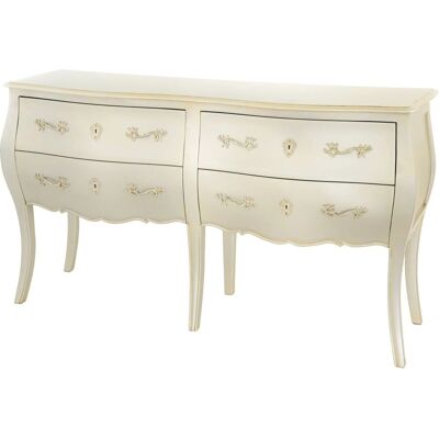 Commode double Murano argentée - Amadeus - Publicité Commode double Murano argentée - Amadeus - Publicité