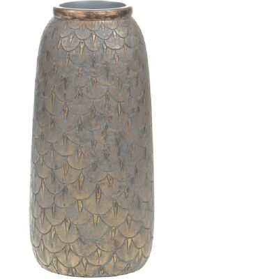 Vase en Résine Grise Amadeus 31cm - Publicité Vase en Résine Grise Amadeus 31cm - Publicité