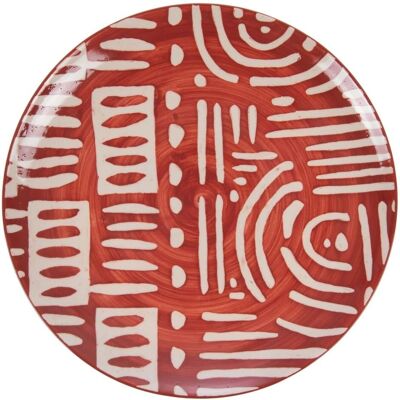 Assiette Abel 26cm Amadeus - Rouge - Lot de 6 - Publicité Assiette Abel 26cm Amadeus - Rouge - Lot de 6 - Publicité