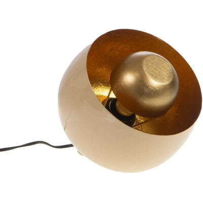 Lampe de Table Samuel Beige - Éclairage en Métal - Publicité Lampe de Table Samuel Beige - Éclairage en Métal - Publicité