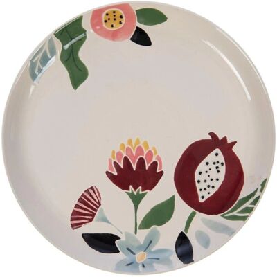 Assiette Bertille 25 cm Amadeus - Décor Floral - Publicité Assiette Bertille 25 cm Amadeus - Décor Floral - Publicité