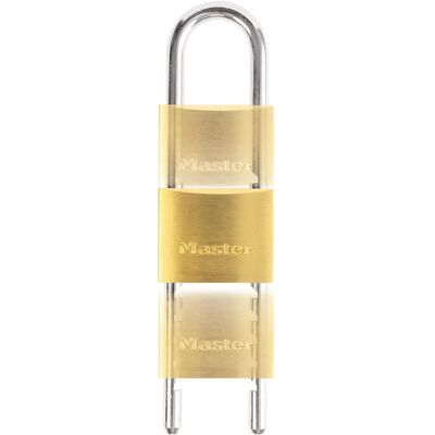 Zamek Master Lock z masywnego mosiądzu 50mm - Regulowany rygiel - Zamek Zamek Master Lock z masywnego mosiądzu 50mm - Regulowany rygiel - Zamek
